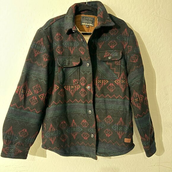 JACHS NY Wool Blend Jacket | Aztec Southwest Print | Size M - NWOT - Picture 1 of 5